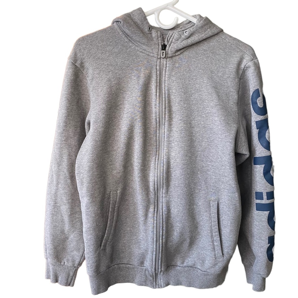 Adidas Men’s Zip Up Hoodie Size M Gray